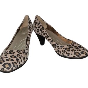 Giani Bernini Memory Foam Animal Printed Heels